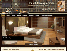 Tablet Screenshot of housecleaningaraceli.com